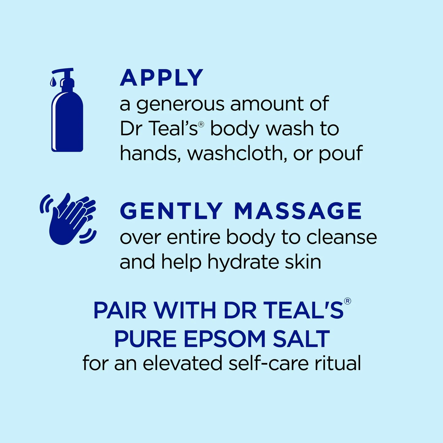 Dr Teal's Foaming Bath with Pure Epsom Salt, Restorative Minerals with Magnesium, Potassium & Zinc - 24 oz