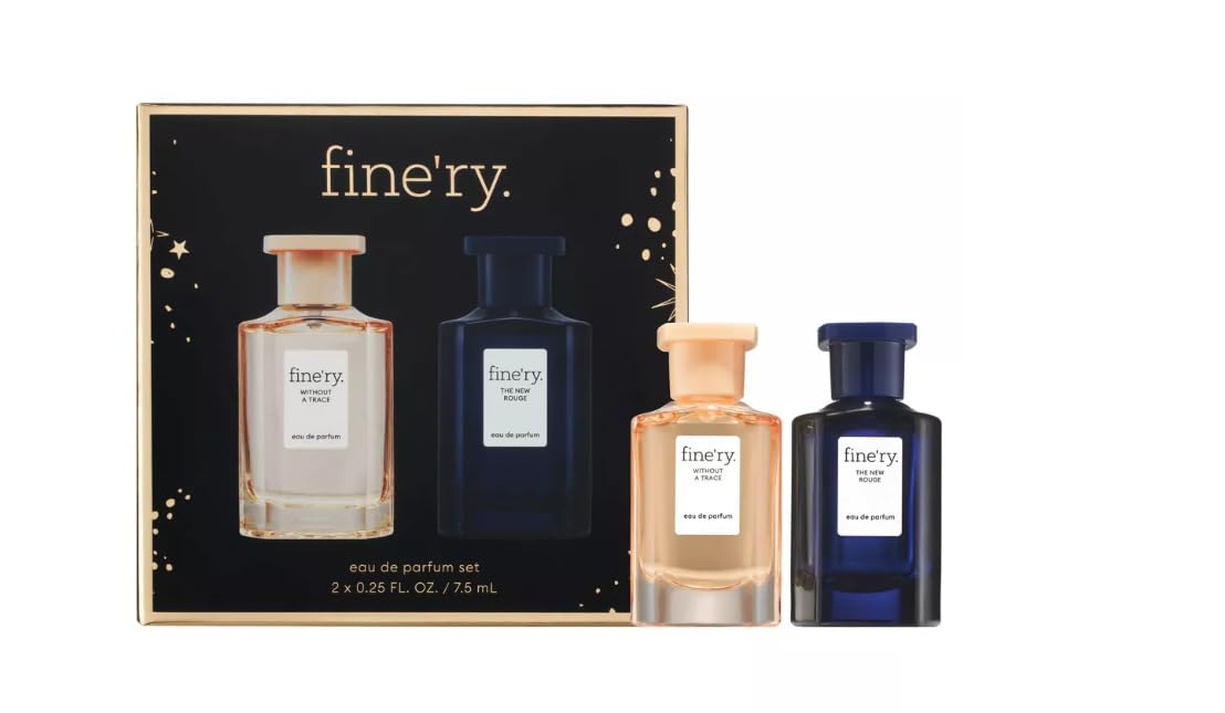 Fine'ry Mini EDP Duo - Without a Trace/The New Rouge Gift Set - 0.5 fl oz