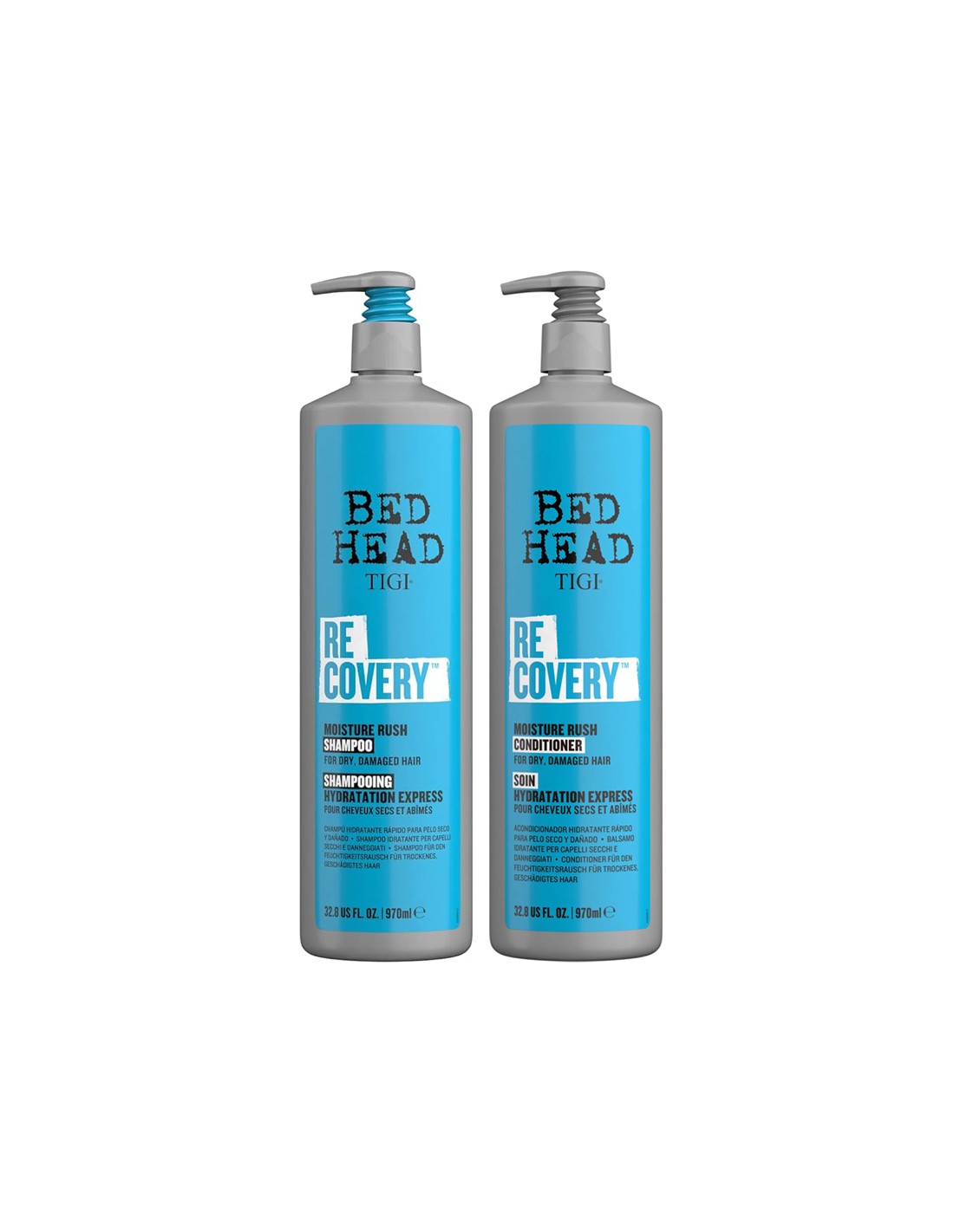 Bed Head - Recovery Moisture Rush - Litre Duo