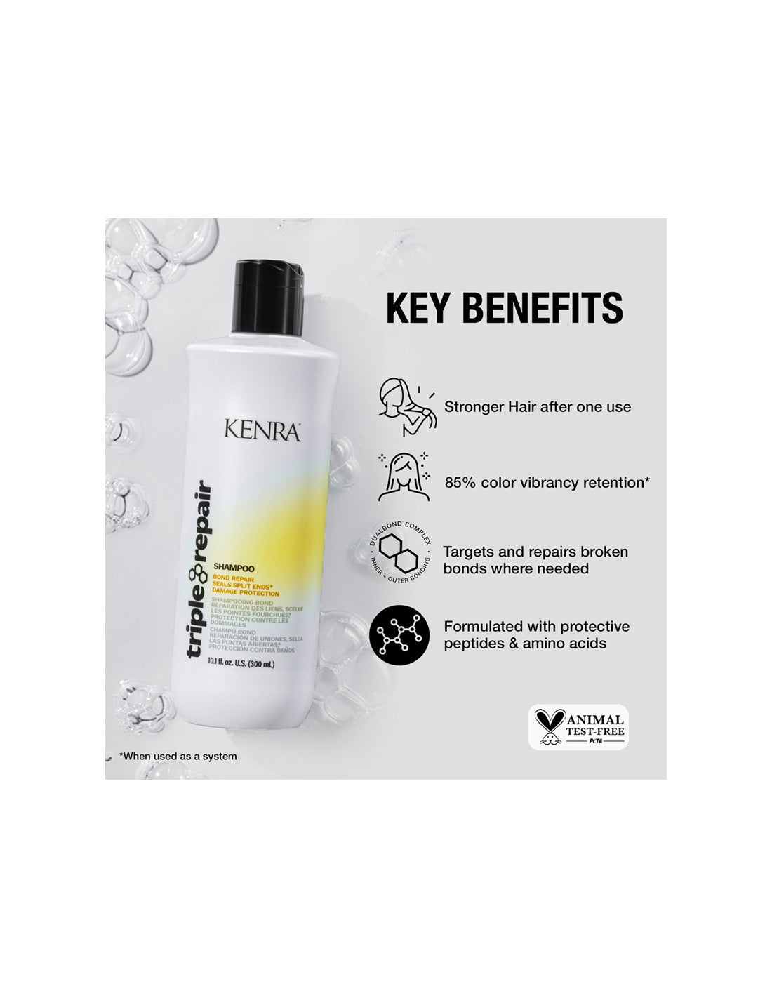 Kenra - Triple Repair Shampoo - 33.8 oz