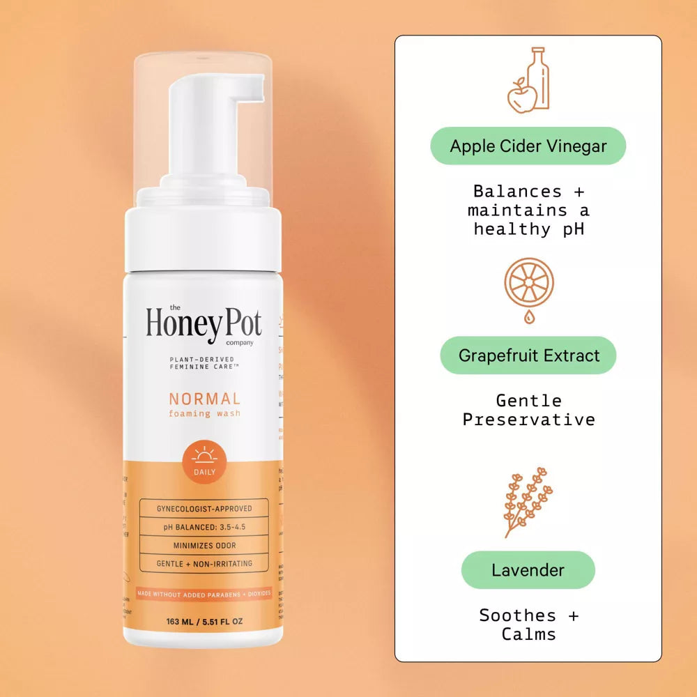 The Honey Pot Company, Normal Feminine Foaming Wash - 5.51 fl oz