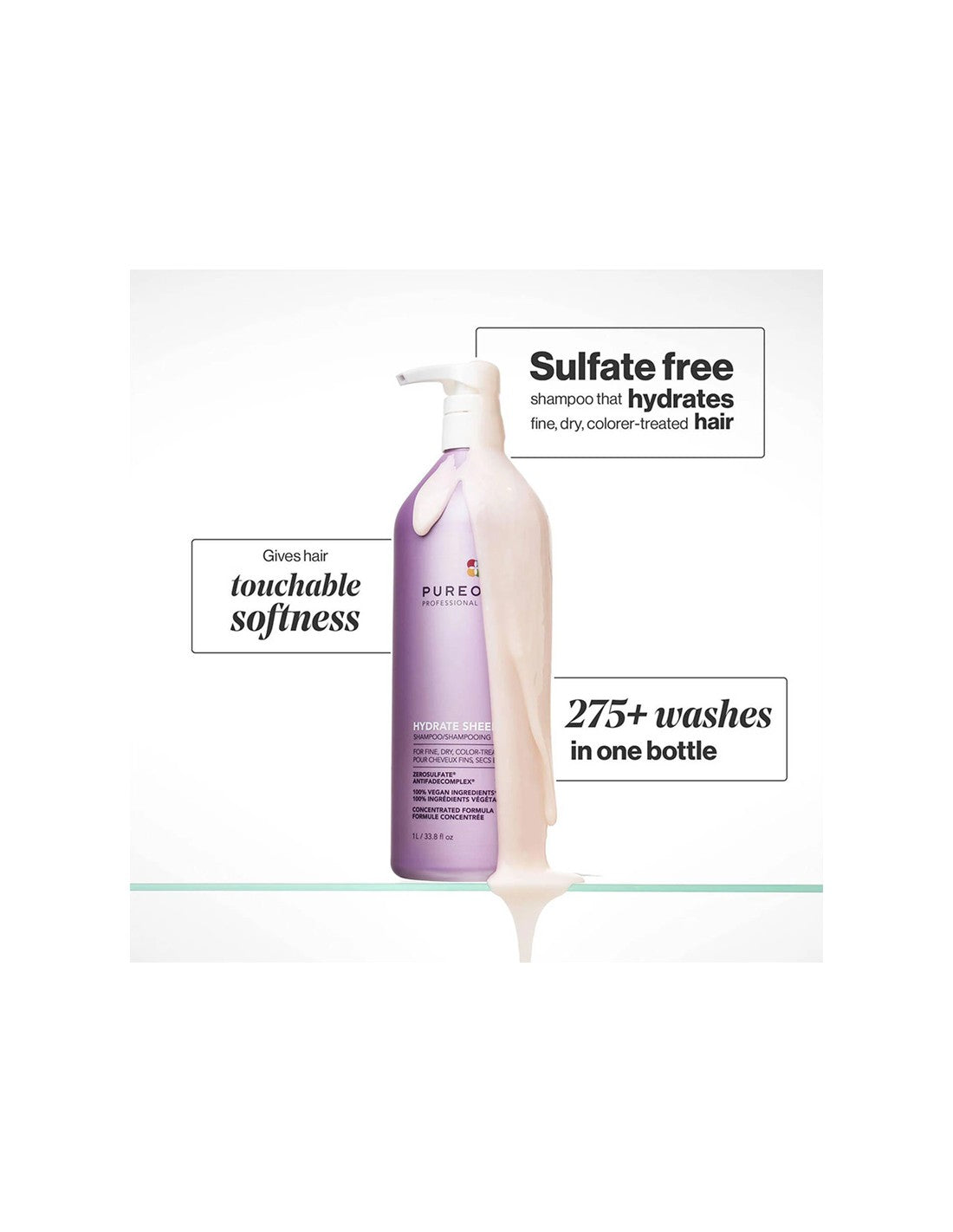 Pureology - Hydrate Sheer - Shampoo - 33.8