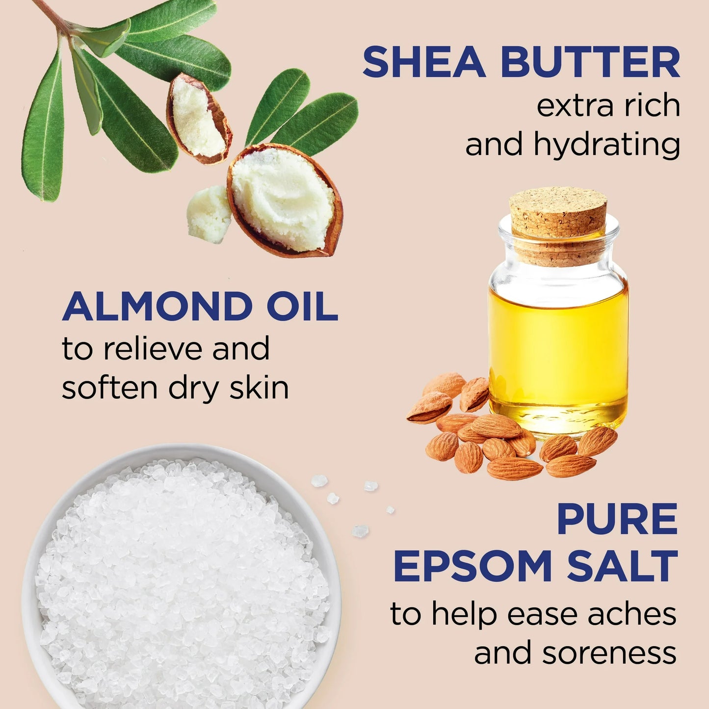 Dr Teal’s Body Wash with Pure Epsom Salt, Shea Butter & Almond, 24 oz